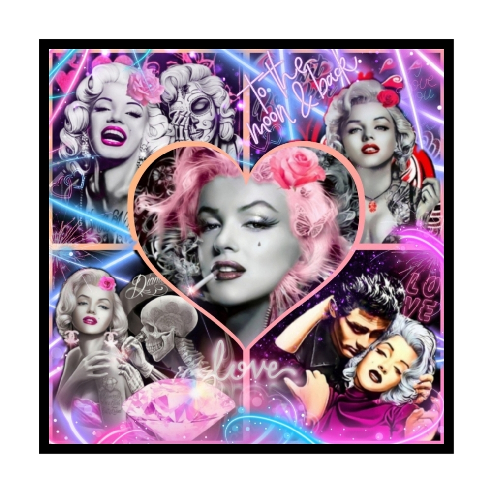 Marilyn Monroe 8 1/2"x11" Wall Art